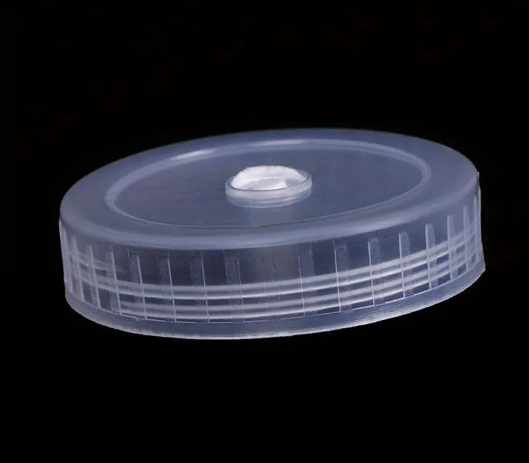 Jar lid breathable 1 piece